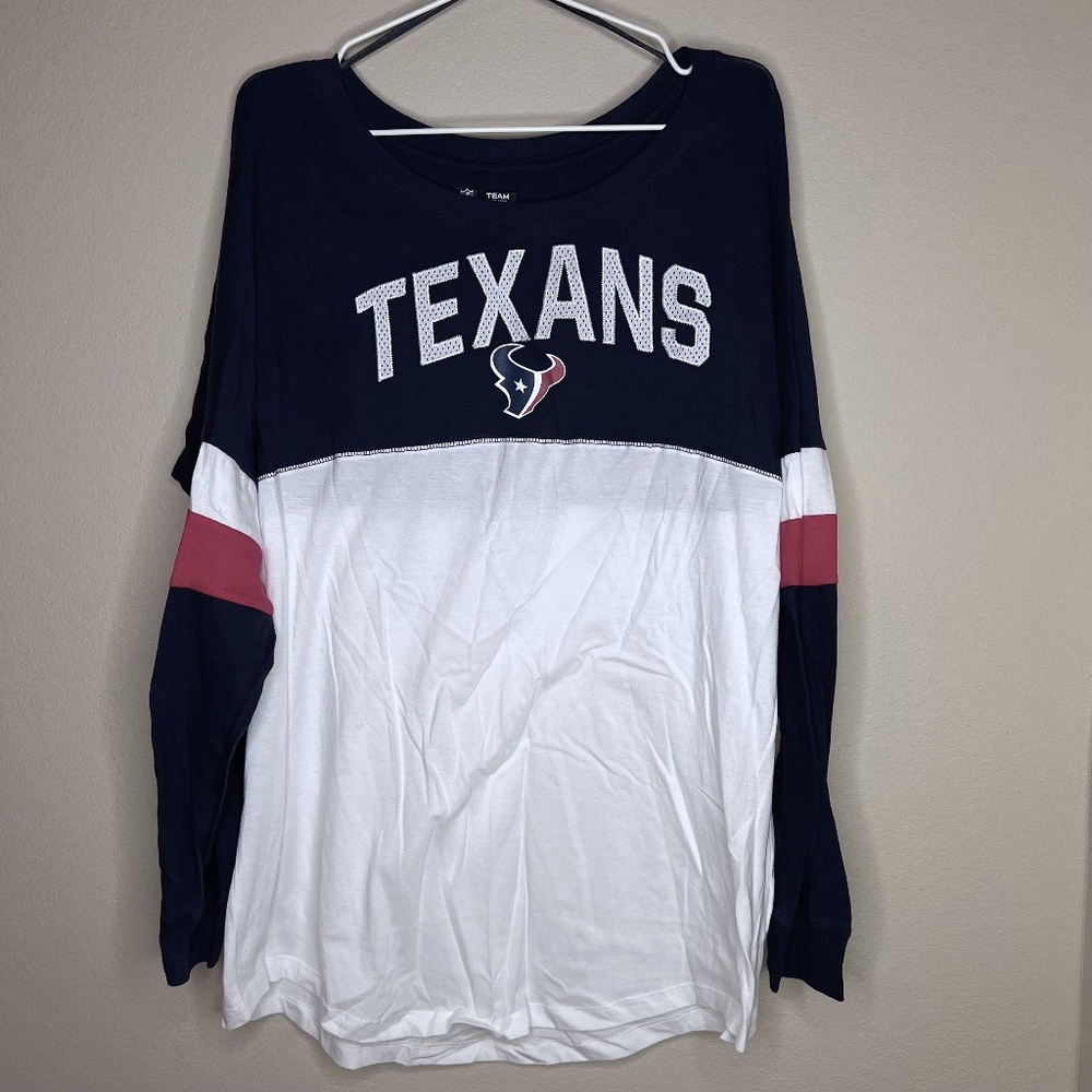 📍NFL Houston Texans long sleeve crew neck